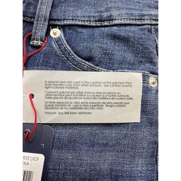 Tommy Hilfiger High Rise Jean Jeggings Women's‎ 24 Blue Slimming Pockets Stretch - Picture 8 of 16